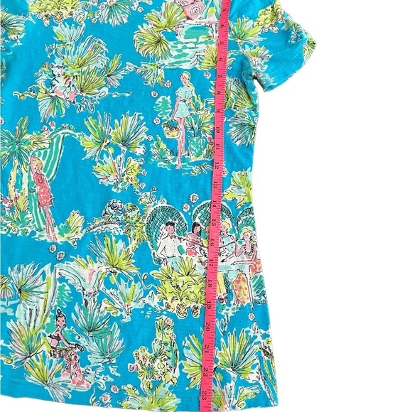 Rare Lilly Pulitzer Jungle Glam short sleeve blouse size S - Picture 5 of 9